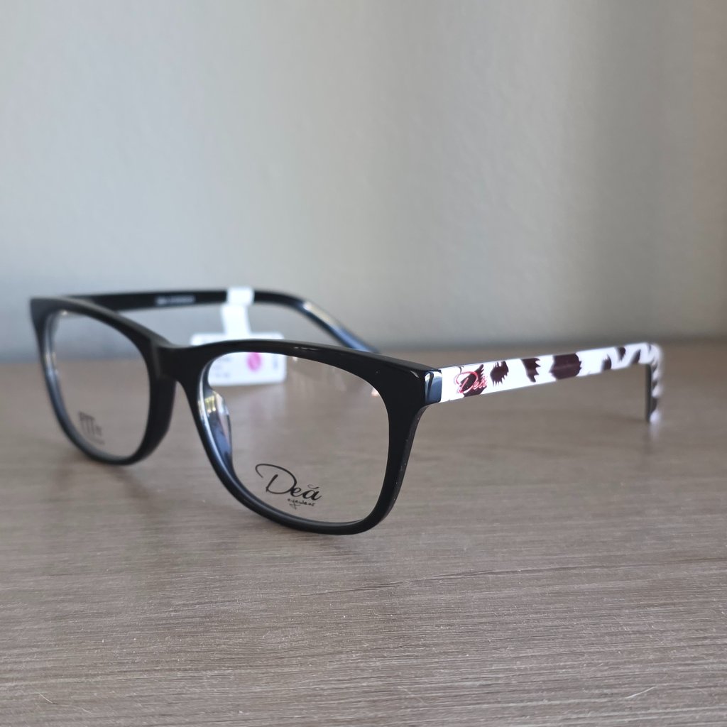 Dea Eyewear Mimi Rx De-02028 Black 57-18-145 Frames Nwt